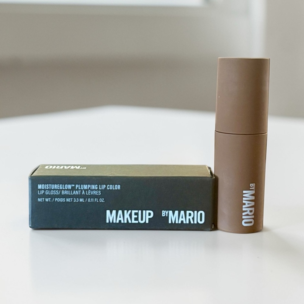 ⚫️ MAKEUP BY MARIO MoistureGlow Plumping Lip Color in Mocha Raisin New In Box